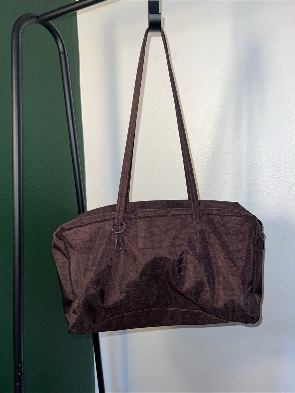 BAGGU Dark Brown bowler bag Shoulder Bag - Picture 2 of 3